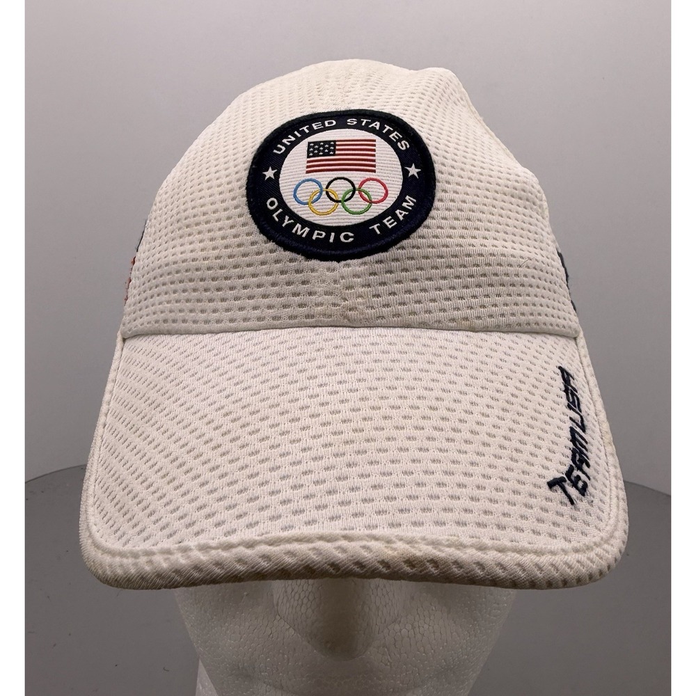 Ralph Lauren Olympic Team USA 016 Hat Cap White One Size Adjustable